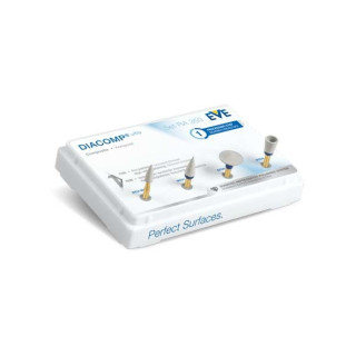 Kit de pulidores diamantados para resina