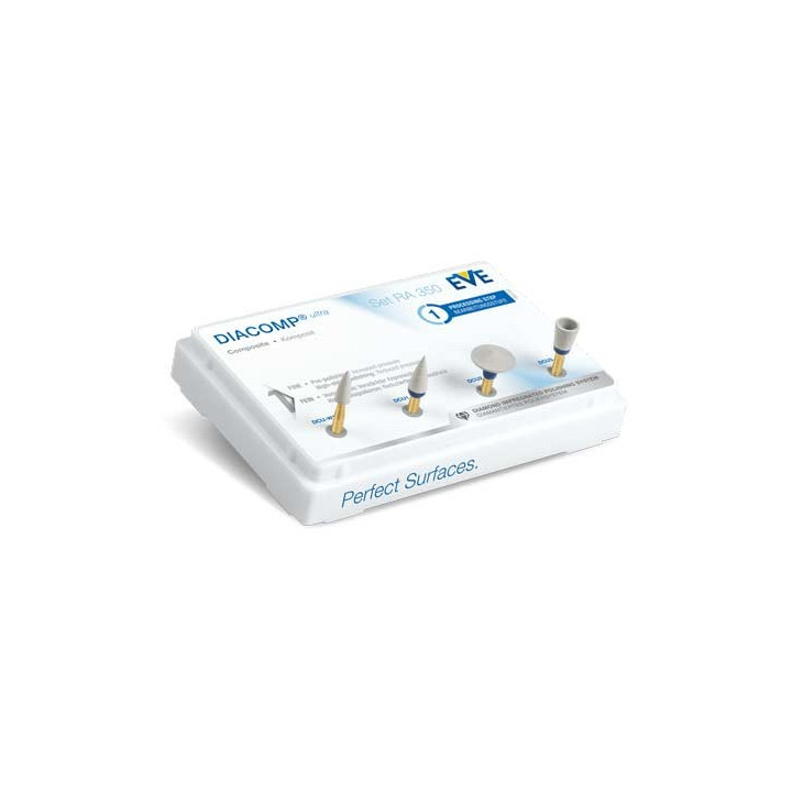 Kit de pulidores diamantados para resina