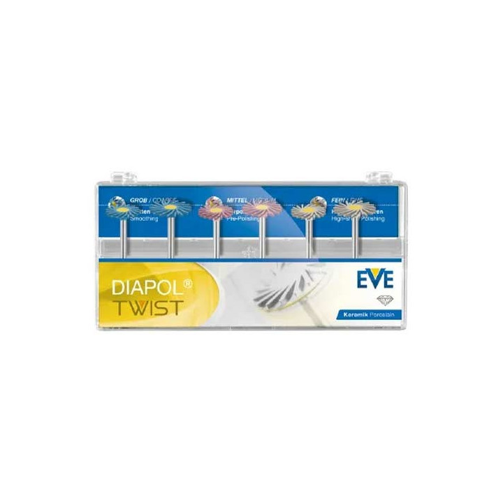 Kit de pulidores sistema twist para zirconio