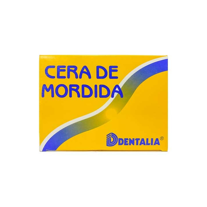 Cera amarilla para registro de mordida
