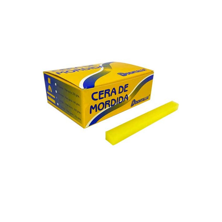 Cera amarilla para registro de mordida